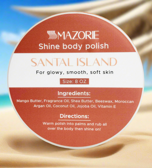 SANTAL ISLAND BODY POLISH (butter)