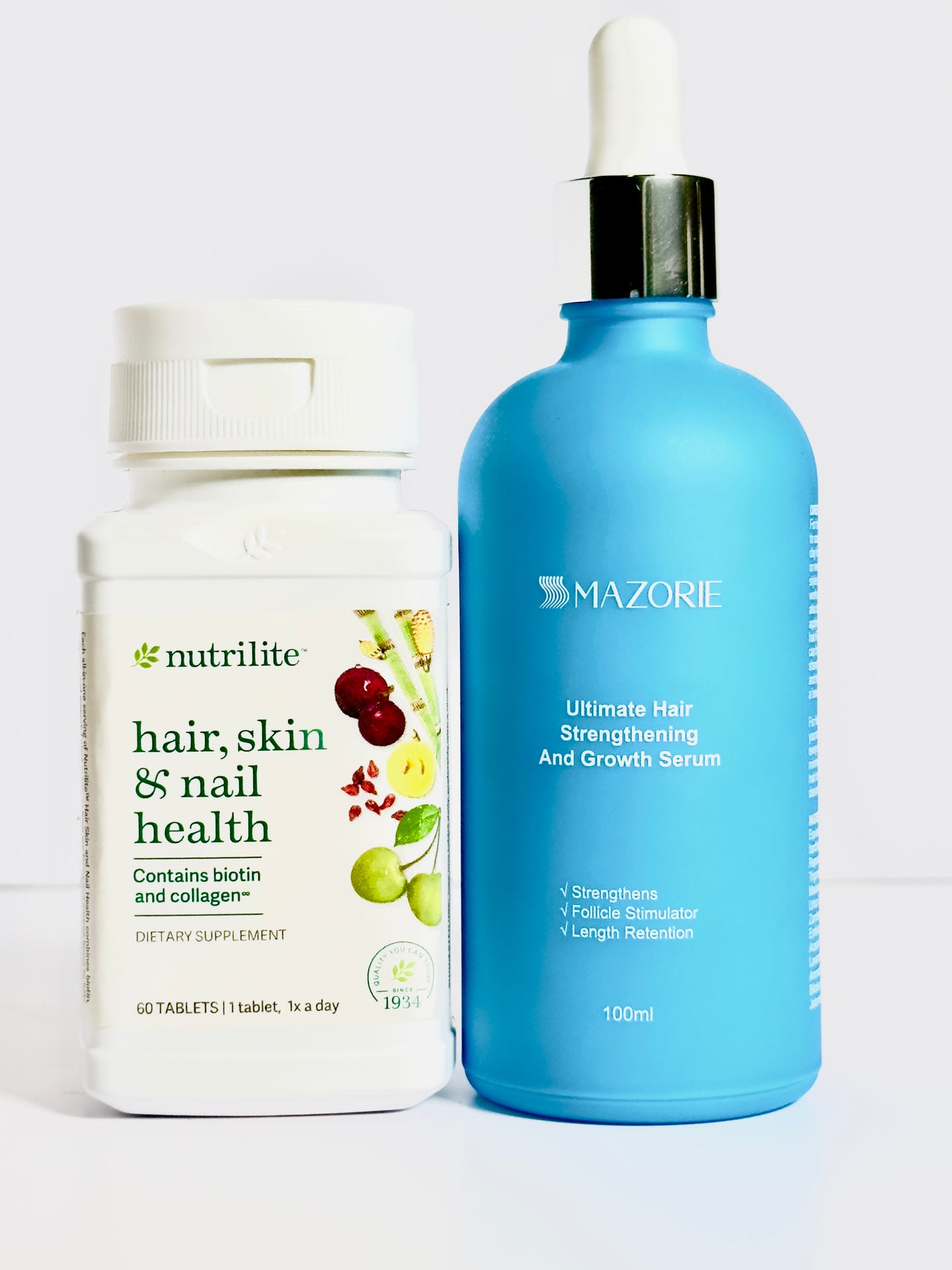 Ultimate Growth Serum & Hair Vitamins Bundle